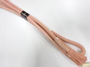 未使用品　正絹　撚り房　手組帯締め